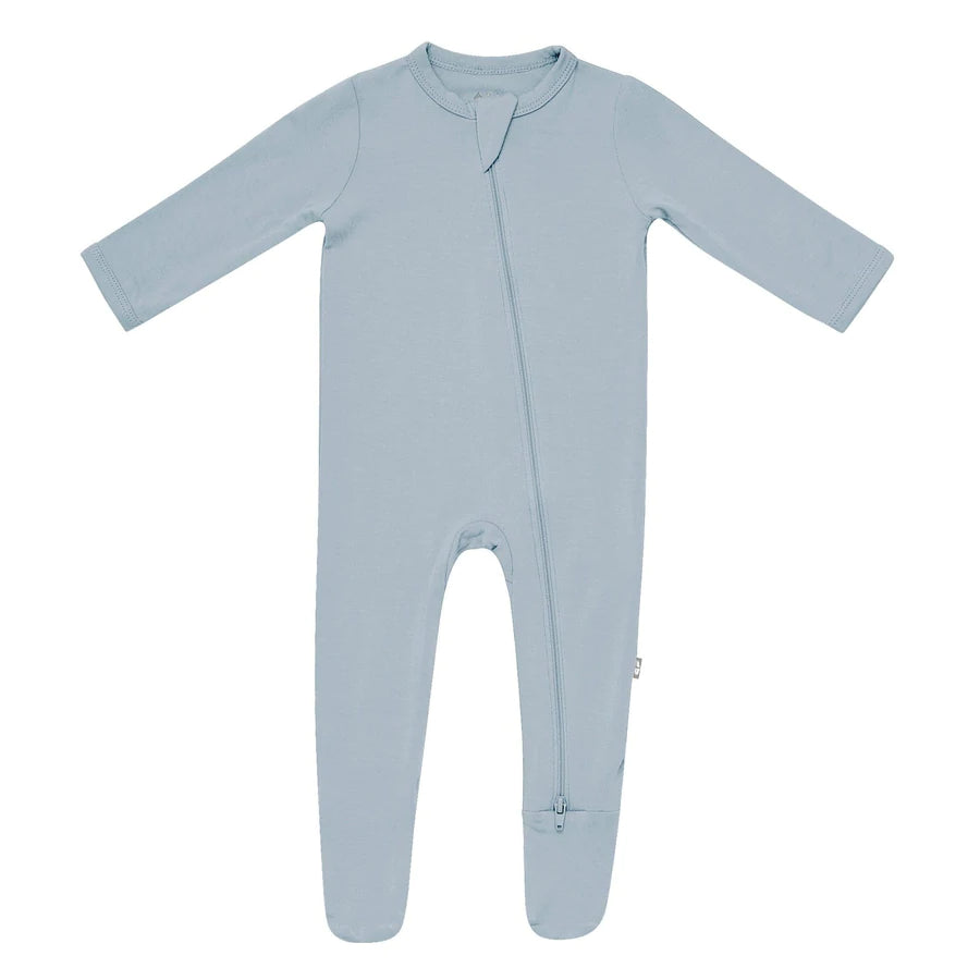 Kyte Zippered Footie in Fog