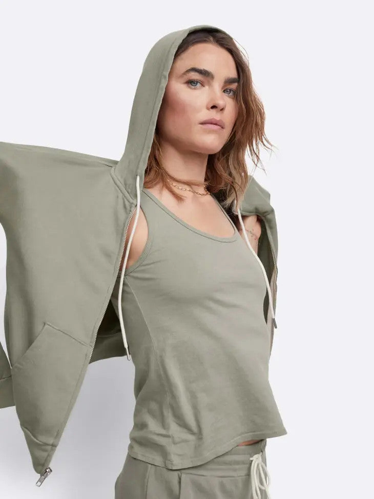 Organic Cotton Layering Tank I Sage