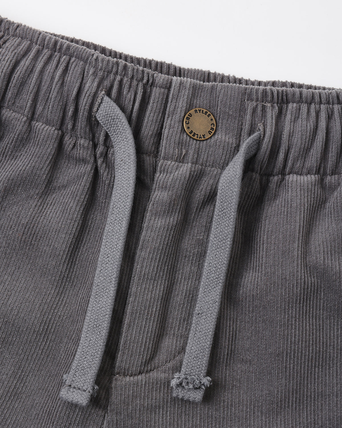 Close-up details of the Kalen Pants "Slate" Colorway