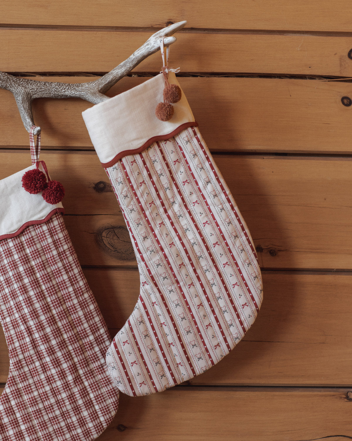Rylee + Cru Noel Stocking | Candy Cane Bows Lifestyle