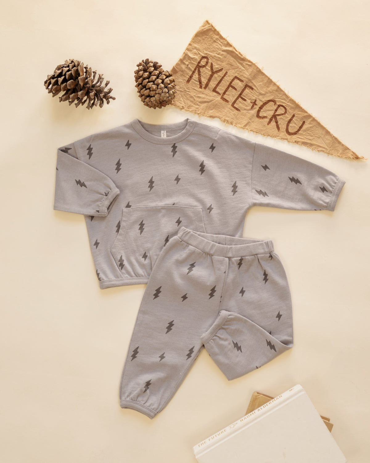 Styled flat lay of the Rylee + Cru Relaxed Set | Bolts