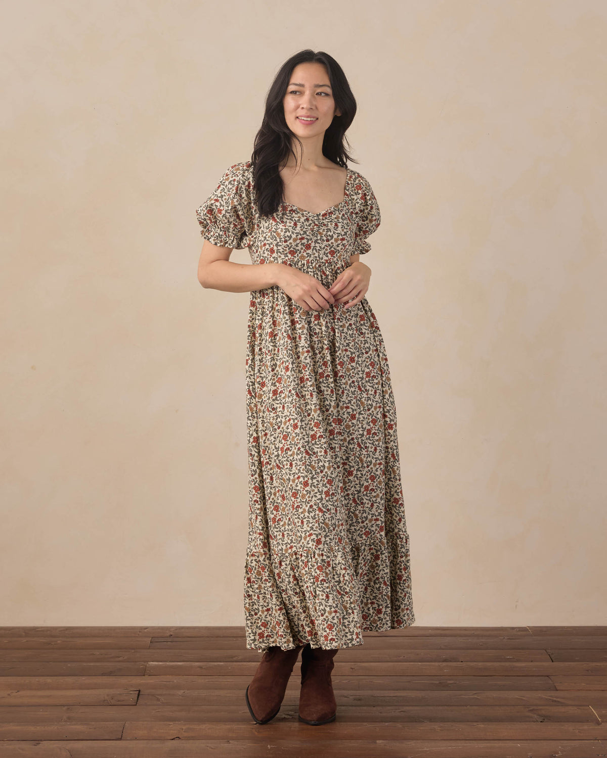 Rylee + Cru Women's Chloe Dress | Holiday Floral