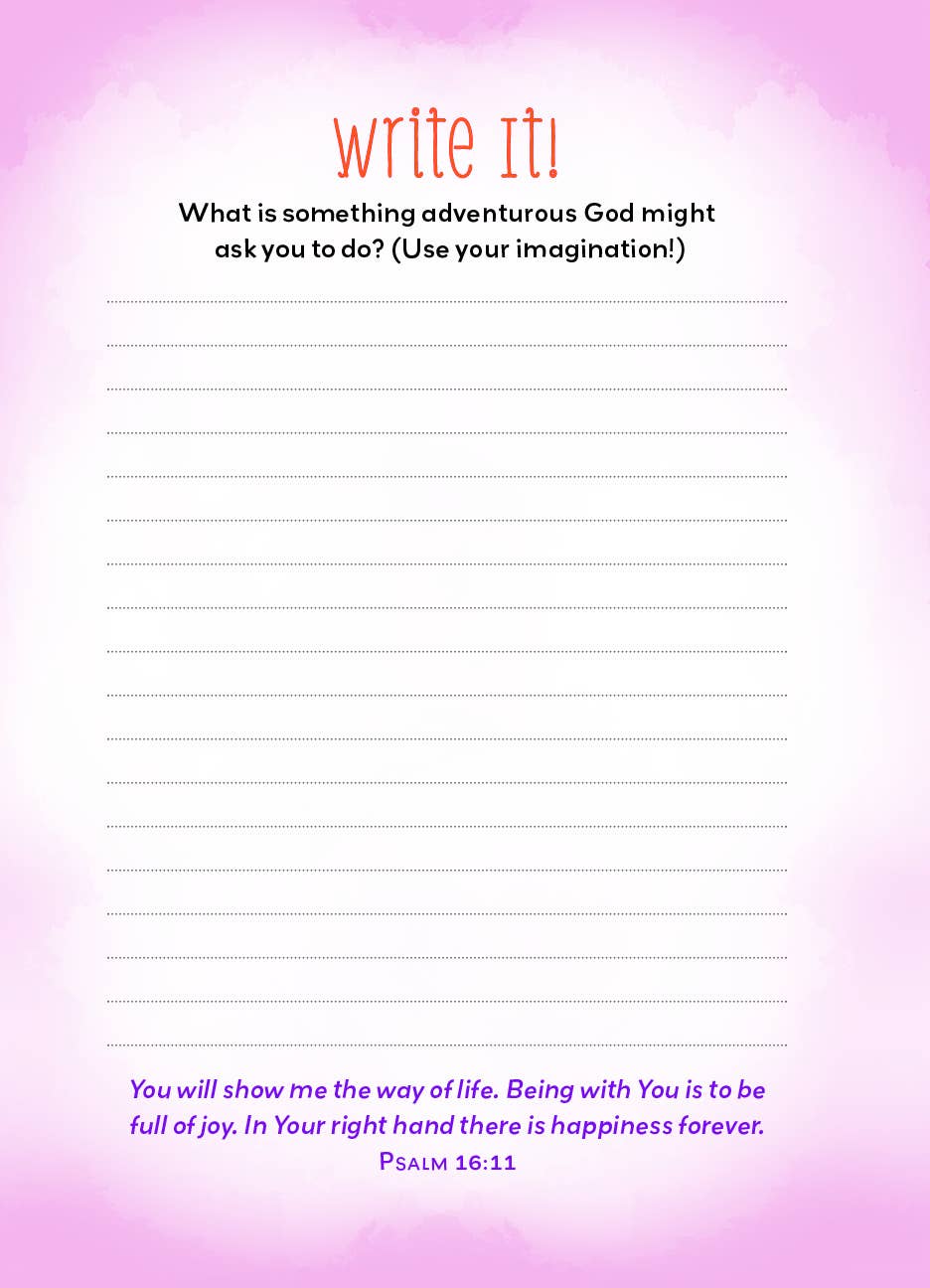 A to Z Devotional Journal and Sketchbook for Courageous Gir