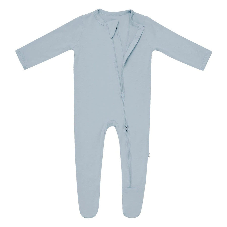 Kyte Zippered Footie in Fog