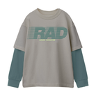 Tiny Whales "Rad Since Forever" Double Long Sleeve Tee