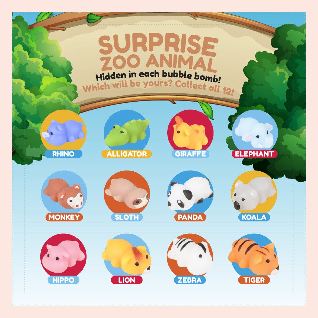 Zoo Animal Surprise Bath Bomb