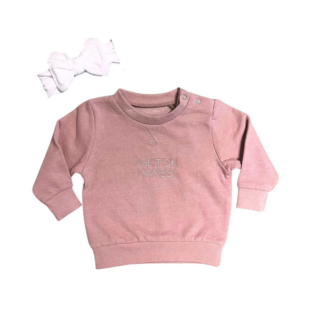 Personalized Pullover I Blush