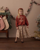 Rylee + Cru Tiered Midi Skirt | Bouquet full length posed studio model