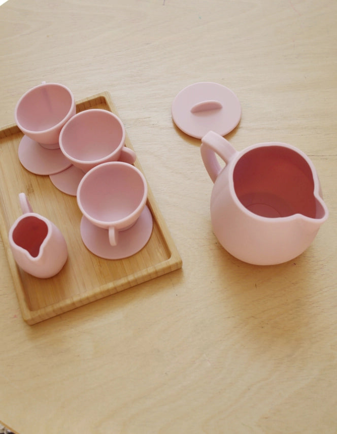Silicone Tea Play Set II Primrose Pink