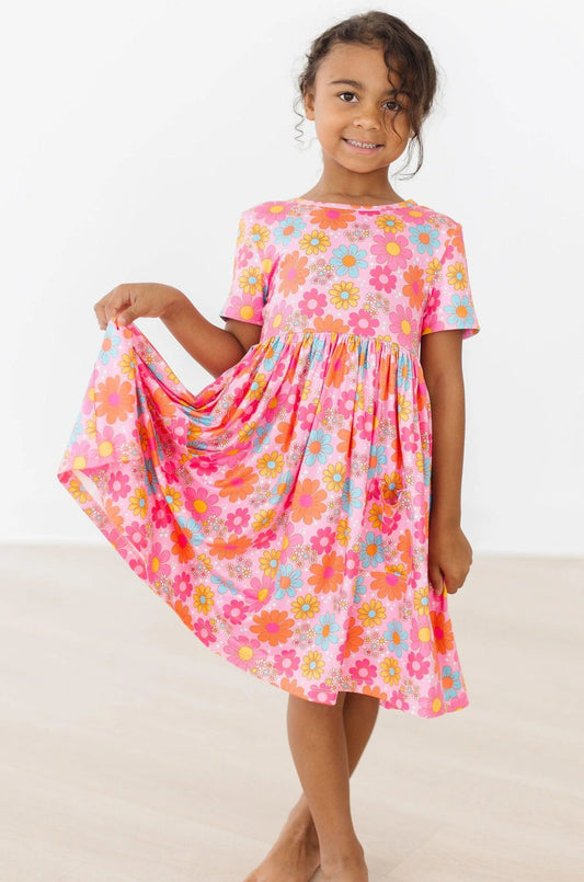 Dancing Daisy Pocket Twirl Dress