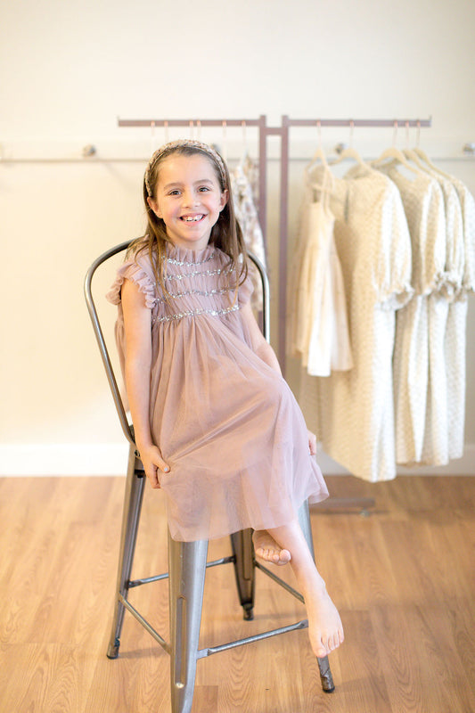 Scarlett | Organic Cotton Tulle Dress | Tosca