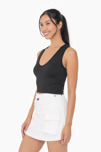 Aurora Seamless Tank I Black