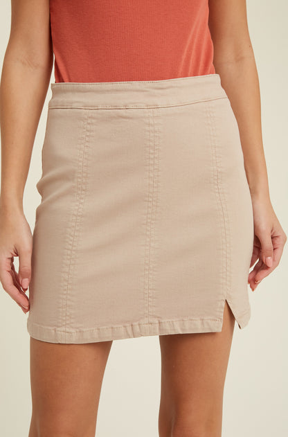 Make Me Blush Mini Skirt