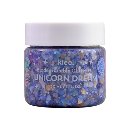 Unicorn Dream - Klee Biodegradable Glitter Gel, 1 oz  Unicorn Dream