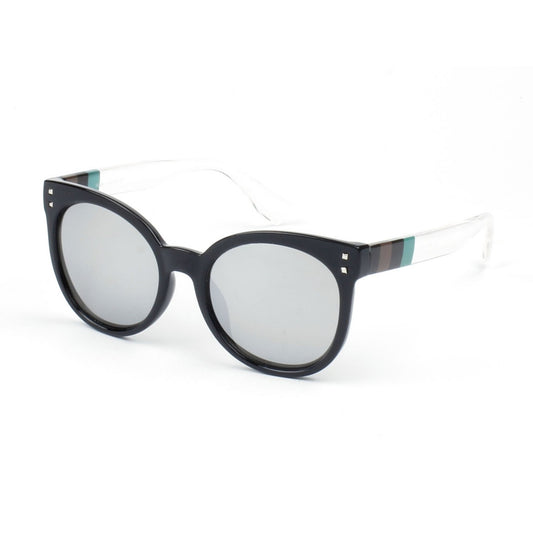 Mirrored Soft Cat Eye Glasses