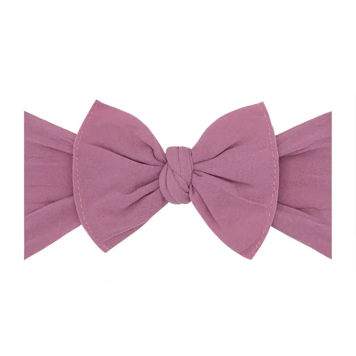 Baby Bling Knot Bow II Mauve