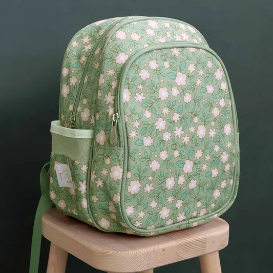 Kids Backpack | Sage Blossoms