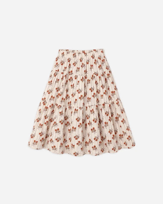 Rylee + Cru Tiered Midi Skirt | Bouquet