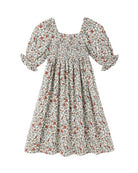 Girl's Adelaide Dress | Holiday Floral Rylee + Cru flat lay