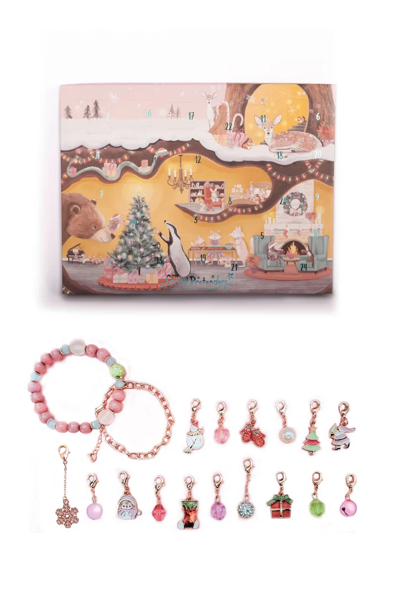 Great Pretenders Build A Bracelet Advent Calendar | Cherished Charms flat lay
