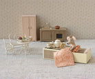 Styled Maileg Princess Mouse, Little Sister in her matchbox 