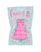 Pink squishy tree in plast wrapping. 