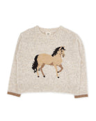 Feather 4 Arrow Camille Horse Sweater flat lay front