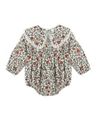 Fern Romper | Holiday Floral rylee + cru flat lay