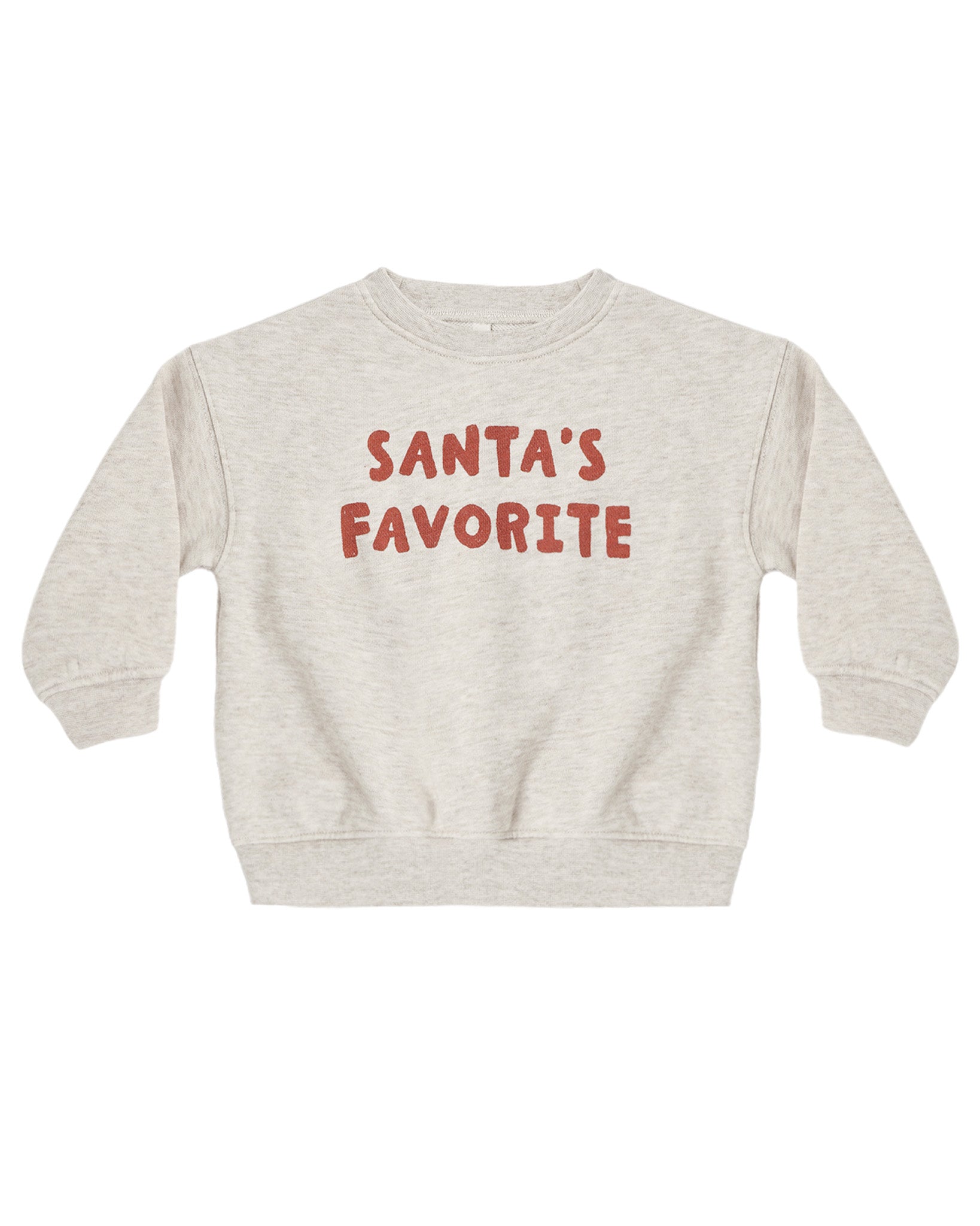 Rylee + Cru Relaxed Sweatshirt | Santa's Favorite Flat Lay