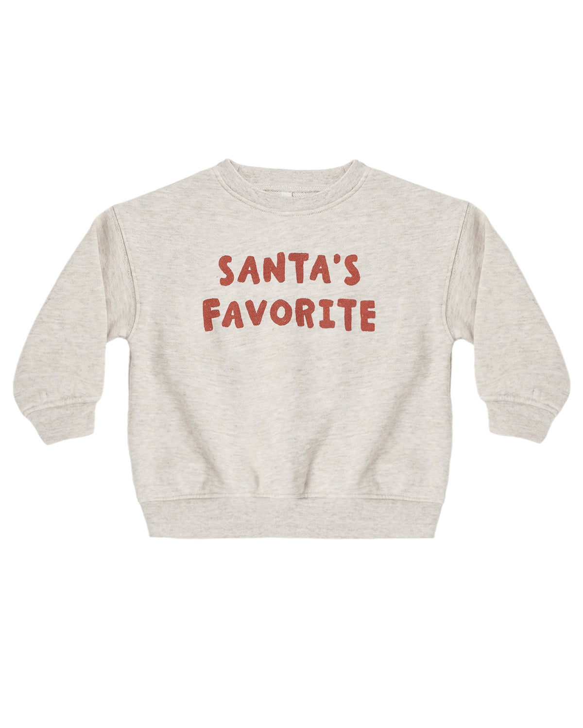 Rylee + Cru Relaxed Sweatshirt | Santa's Favorite Flat Lay