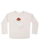 Rylee + Cru Long Sleeve Tee | Santa Flat Lay
