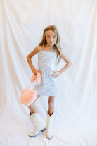 Furry Purse in "Peach Passion" from Great Pretenders flat lay