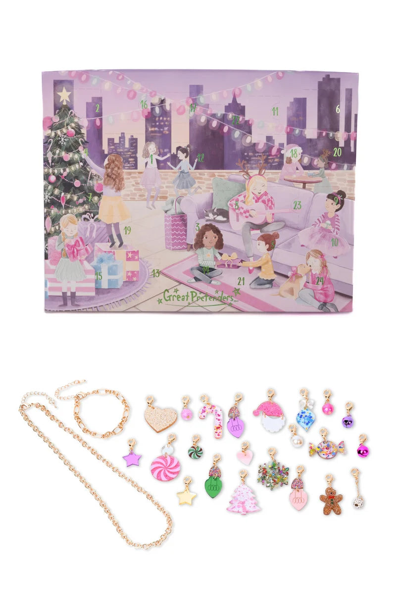 Great Pretenders Build A Bracelet Advent Calendar | Holiday Party Fun Flat Lay