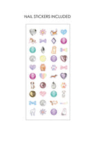 Great Pretenders Paw-some Nail Polish and Nail Sticker Set (dog) Included Nail Stickers (40)