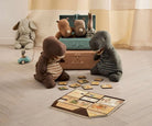 Maileg Gantosaurus || Large, Chocolate play scene