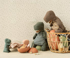 Styled play scene with Maileg Gantosaurus || Large, Chocolate