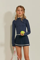 Parfum de Fit Airform Accent Jacket | Midnight front model shot
