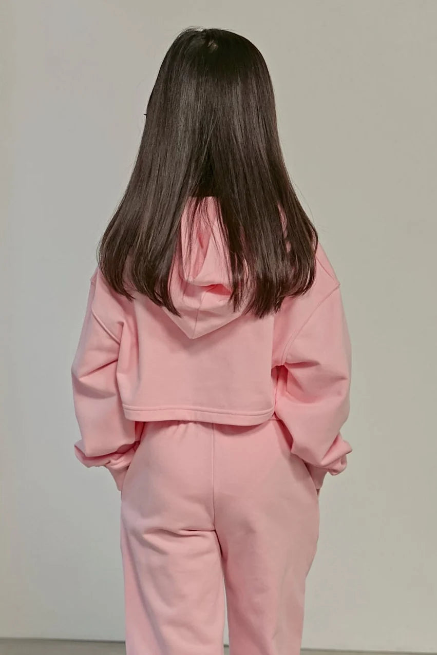 Parfum de Fit Vive Parfum Crop Hoodie rear view