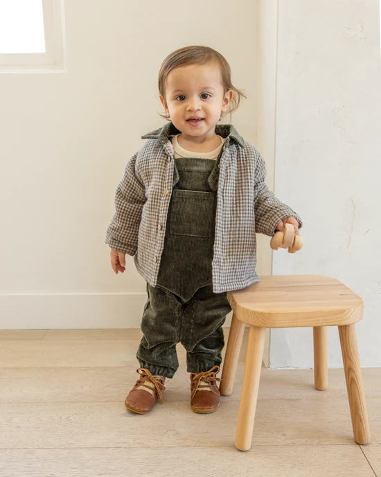 Corduroy Baby Overalls || Forest