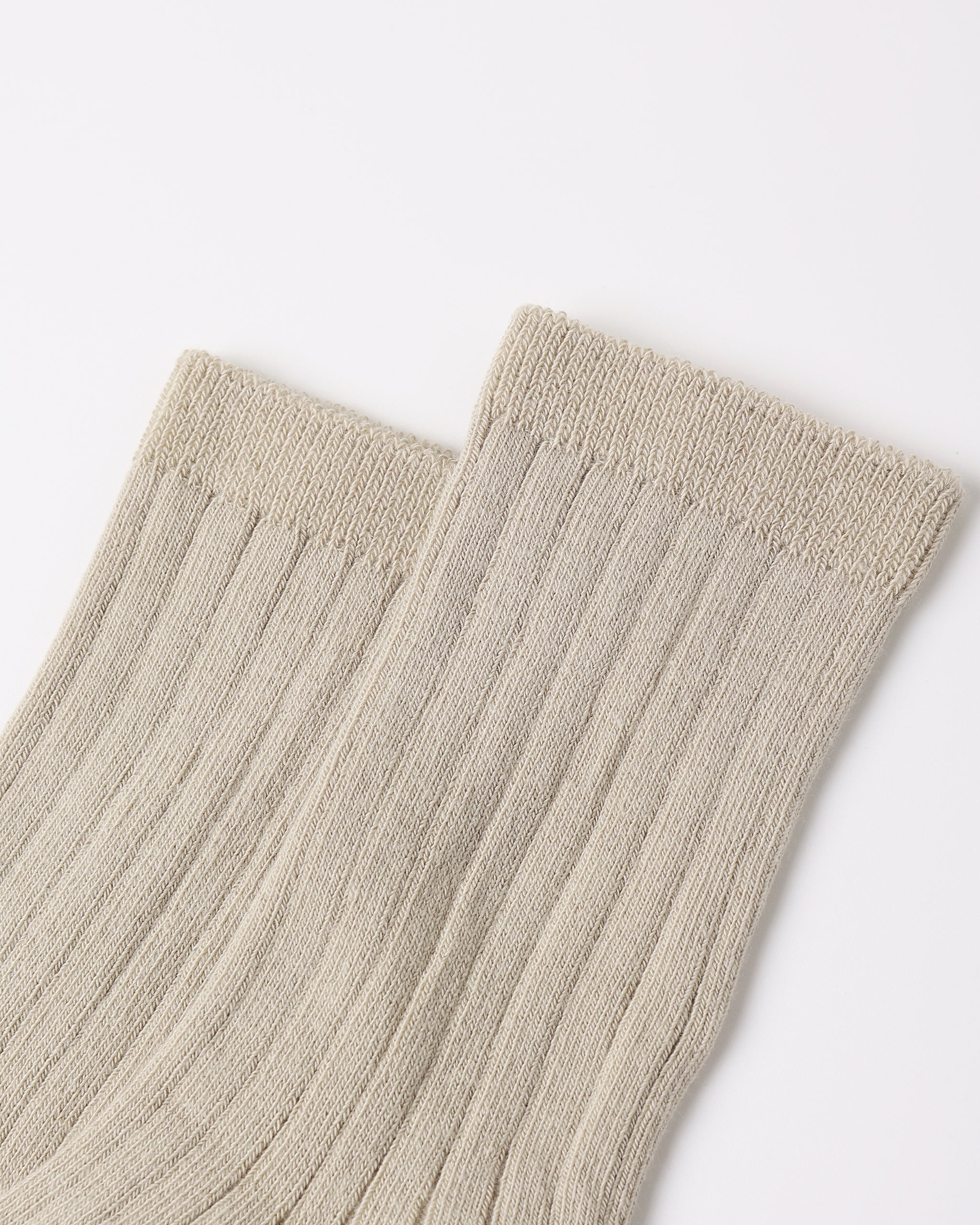 Quincy Mae Socks Set in "Natural" details flat lay
