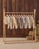 Quincy Mae Baby AW26 Drop 3 Sleepwear Styled Rack Studio Photo