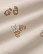 Close up Quincy Mae AW26 "Mittens" print 