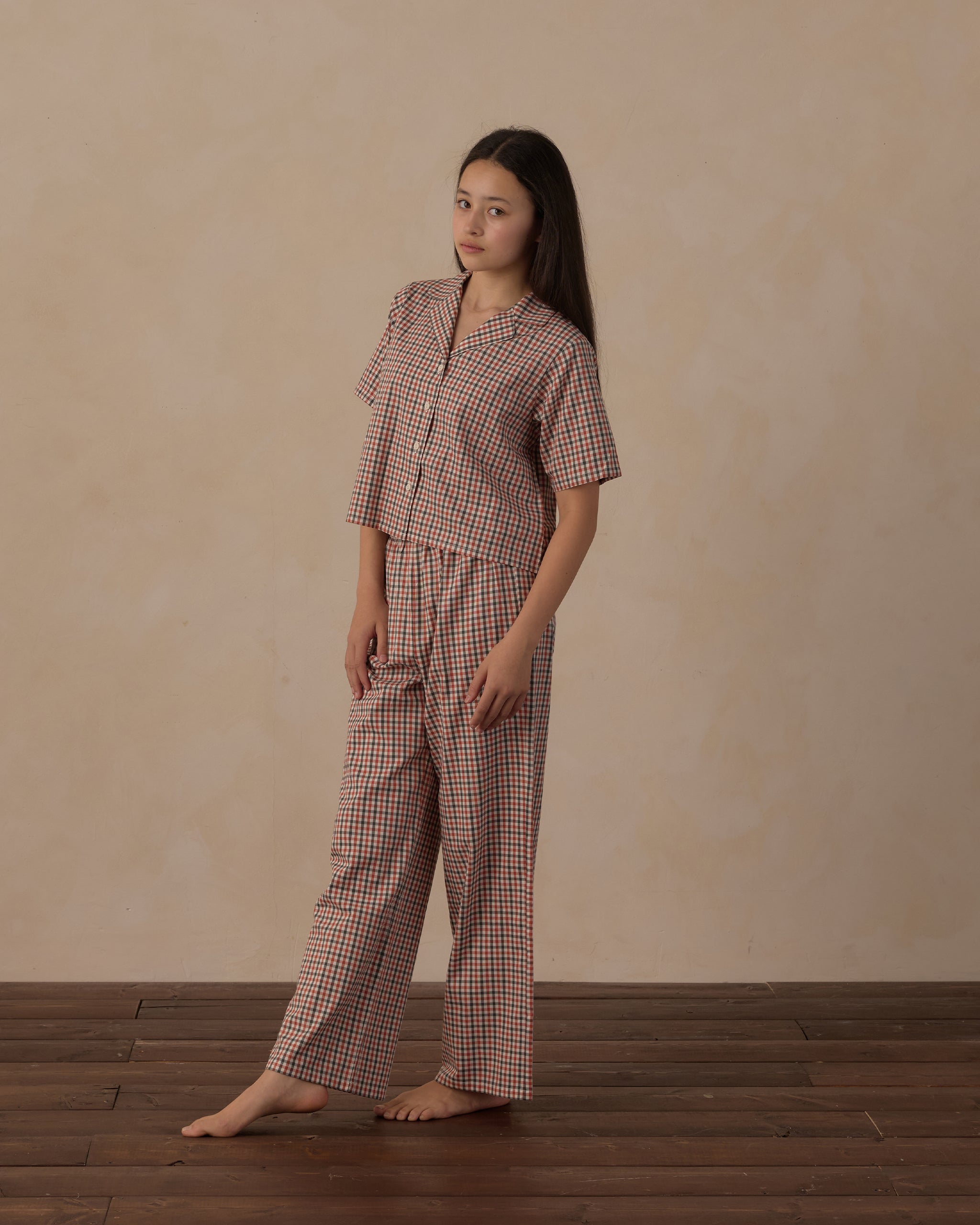 Teen Woven Pajama Set | Holiday Gingham