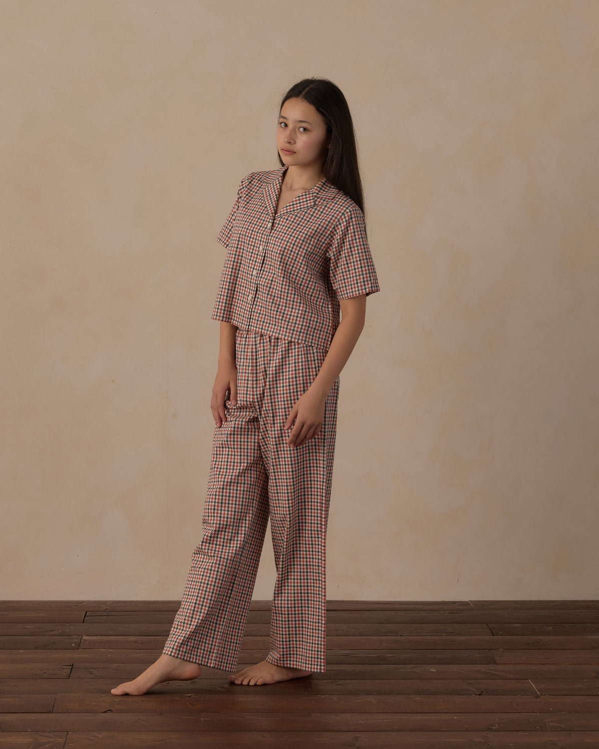 Teen Woven Pajama Set | Holiday Gingham