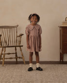 Girl modeling the Rylee + Cru Camille Dress | Brick Check