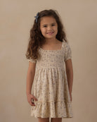 Girl modeling the Rylee + Cru Sage Jersey Dress | Meadow