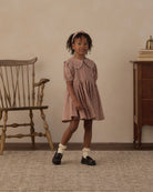 Girl wearing the Rylee + Cru Camille Dress | Brick Check