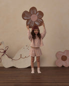 Girl wearing the Rylee + Cru Boxy Pullover | Swans