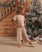 Rylee + Cru Girl's Ruthie Set | Ribbons  full length lifestyle model photo