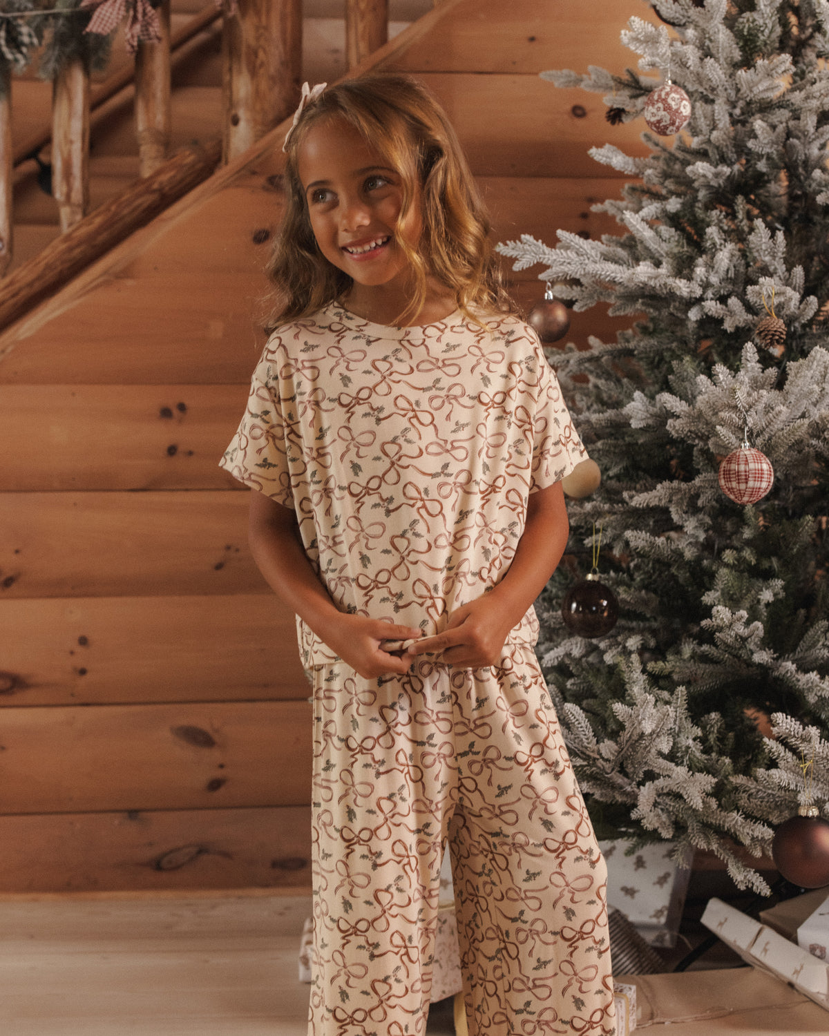 Rylee + Cru Girl's Ruthie Set | Ribbons  lifestyle portrait